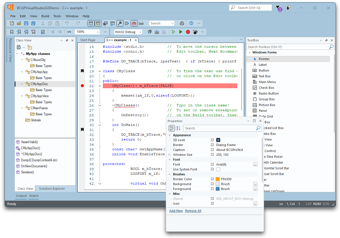 VisualStudio-like docking panes